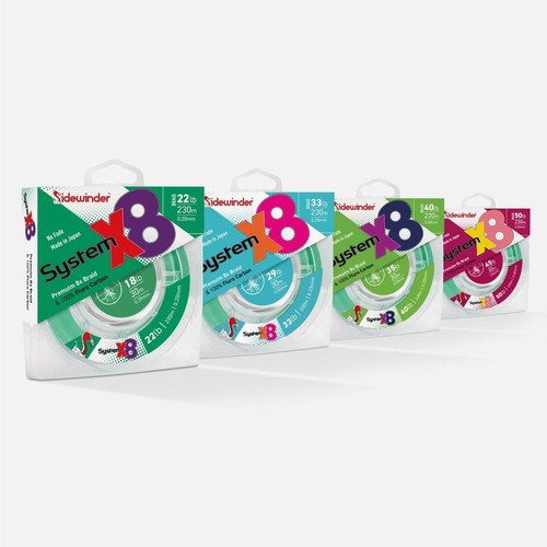 Sidewinder braid system - braid, x8